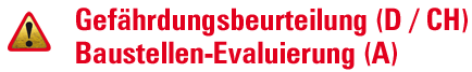 Baustellenevaluierung